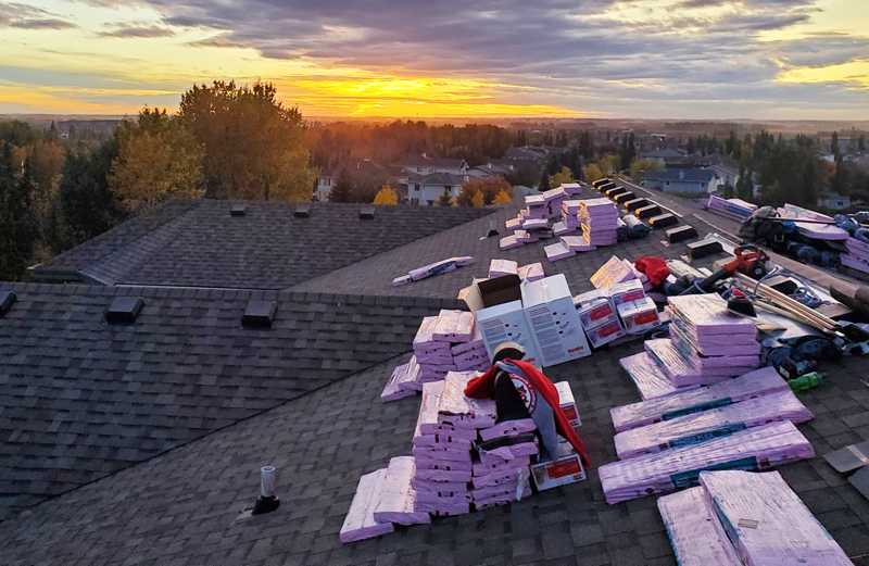 Roof View in Edmonton